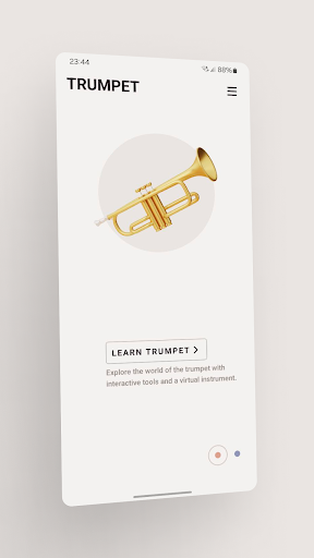 Screenshot of Virtual Trumpet & Trombone