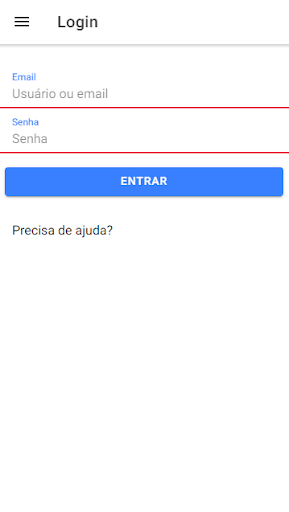 Android application Loglis - Coleta screenshort