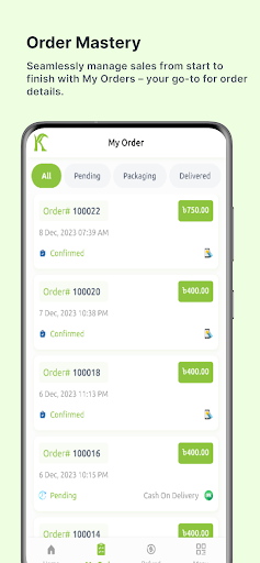 Krishaan Seller Screen 2