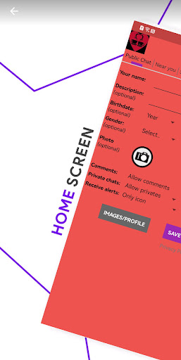 Android application Date. Chat. Meet. screenshort