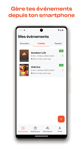 Trendz Organiser Screen 2