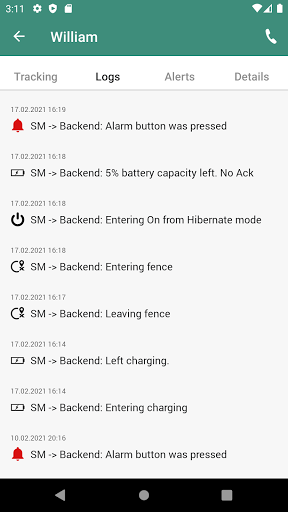 Safecall Screen 3