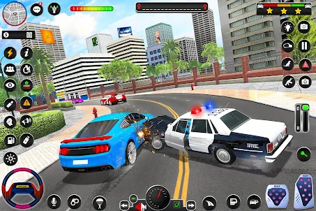 美國警察遊戲汽車遊戲 3d