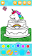 screenshot of Glitter Birthday Cake Coloring