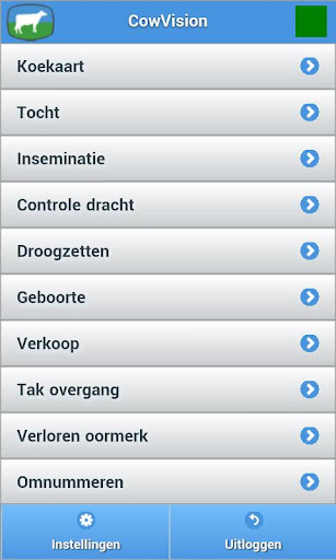 Android application CowVision Mobile screenshort
