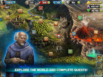 Blood of Titans: Quest & Battle Fantasy ccg  APK screenshots 14