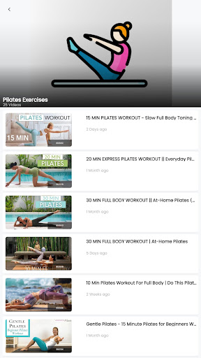 Pilates Exercises Screen 3