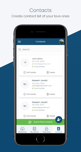 Android application mylife ad screenshort