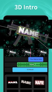 Intro Maker – Gaming,Logo,Outro,3D video editor 3