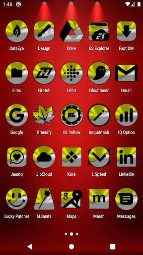 Half Light Yellow Icon Pack Screenshot 3 - AppWisp.com