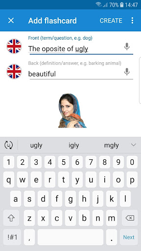 VocApp English Flash cards Screenshot 2 - AppWisp.com