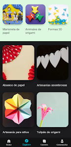 Captura de Pantalla 6 App manualidades con papel DIY android