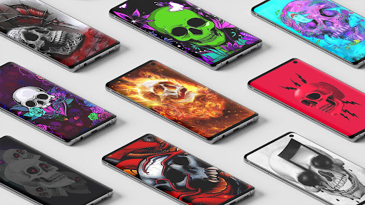 Android application Skull Wallpaper screenshort