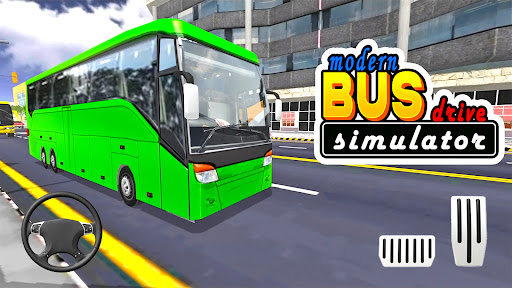 Android application Modern Bus Drive Simulator 3D screenshort