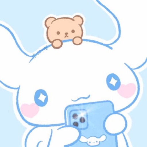 Blue Cinnamoroll Wallpaper