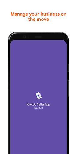 Android application KnotUp Seller screenshort