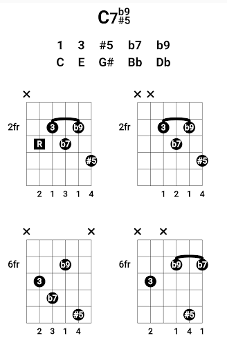Guitar Chord Voicing Screen 2