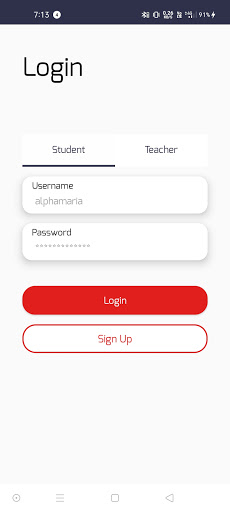 Android application ALPHA MARIA ACADEMY screenshort