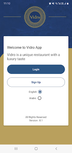 Android application Vidro screenshort