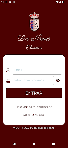 Android application Las Nieves de Olivares screenshort