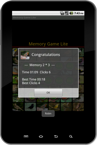 Birds Memory Game screenshot 3