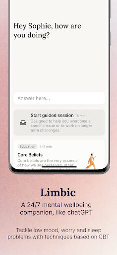 Android application Limbic screenshort
