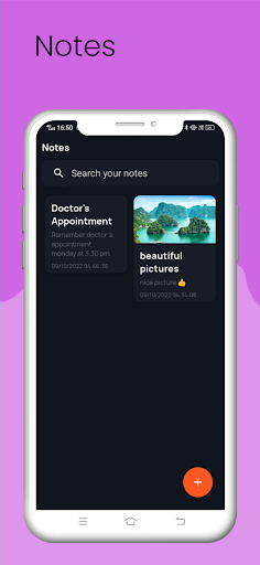 Android application HX Notes- Notebook Notepad screenshort