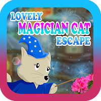 Lovely Magician Cat Escape - Best Escape Games