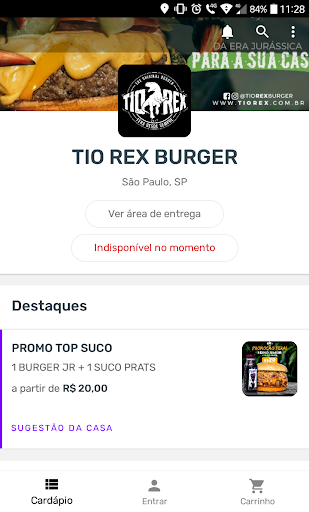TIO REX BURGER Screen 2