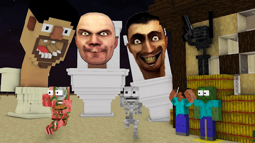 mods for Skibidi mcpe toilet