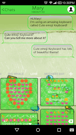 Doodle Style Emoji Keyboard