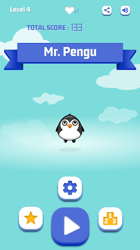 Android application Mr. Pengu : jumping penguin screenshort