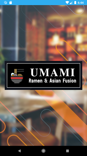 Android application Umami Ramen screenshort