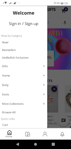GetBullish Shopping Screen 2