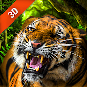 Moving Tiger Live Wallpaper  Icon