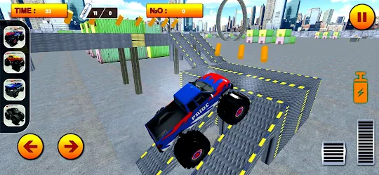 Monster Truck Stunt Driving 3D