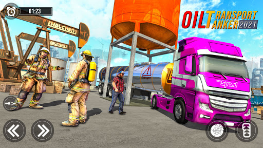 City Oil Tanker Truck Driving Simulator Games