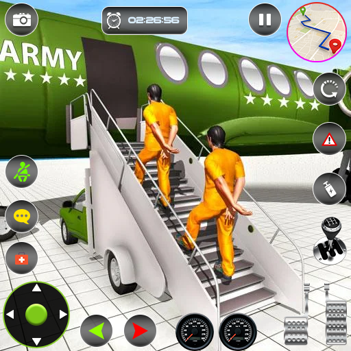 Army Prisoner Plane Transport  Icon