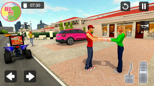 Pizza Delivery Games on Bike Screen 3