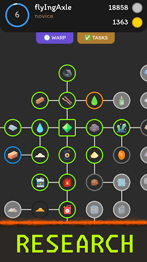 Rare Items - idle and crafting Screen 2
