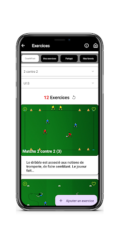 Coachifoot Exercices Football Screen 2