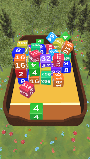 Android application Cubes 3D 2048 screenshort