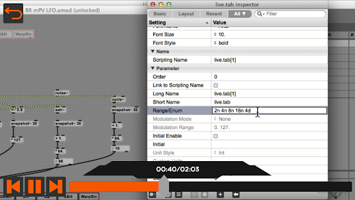Advanced Max for Live Course f
