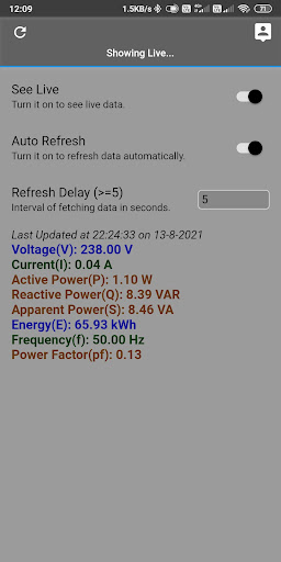Android application Electrical Blaze screenshort