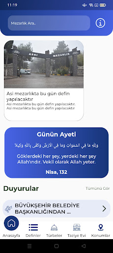 Android application GBB Mezarlık screenshort