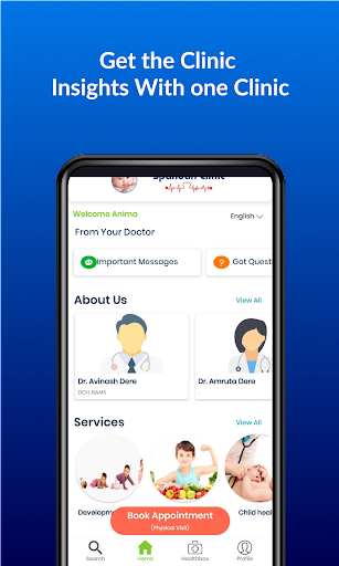 Android application Spandan Clinic Moshi screenshort