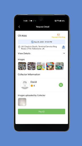 The Waste App Screen 2