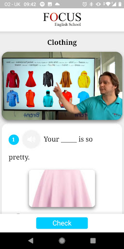 Android application Focus English App screenshort