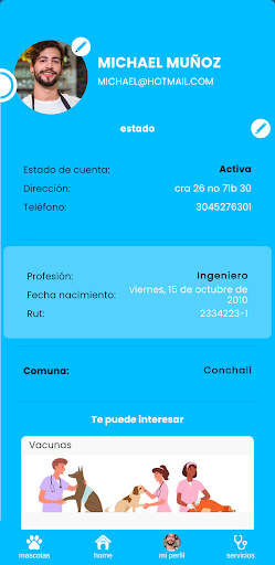 Android application We Know Vet screenshort