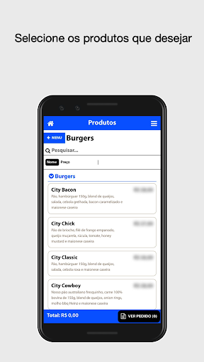 City Burger Delivery Screen 2